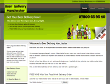 Tablet Screenshot of beerdeliverymanchester.com